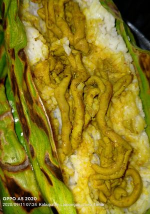 Foto resep Nasi bakar usus