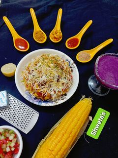 ચીઝી કોર્ન ભેળ (Cheesy corn BHEL recipe in Gujarati) (Jain) રેસીપી મુખ્ય ફોટો