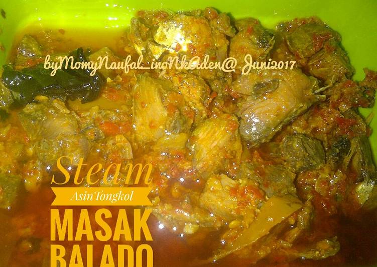 Steam Asin Tongkol Masak Balado