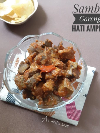 Cara Gampang Membikin Resep  332.Sambal Goreng Hati Ampela(pendamping soto kutai&amp;nasi sop) yang Enak Banget, Lezat Sekali