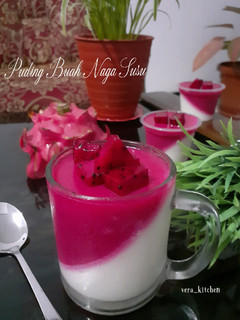 Foto resep Puding Buah Naga