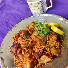 A picture of Spicy potato chat.