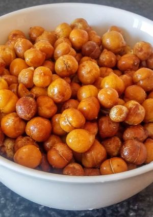 Une photo de Pois chiches grillés (vegan)
