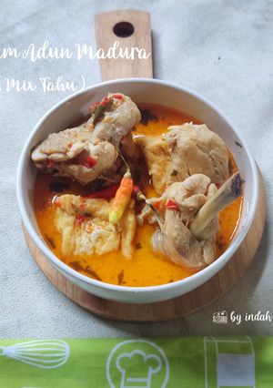 Foto resep Ayam Adun Madura (Mix Tahu)