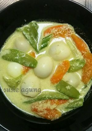 Foto resep Kapri masak santan telur puyuh