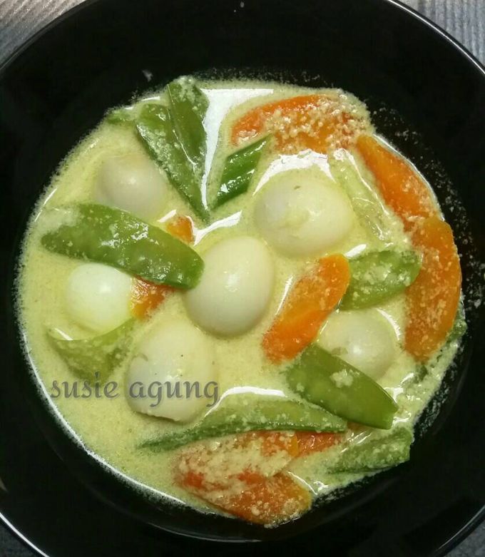 Foto resep Kapri masak santan telur puyuh