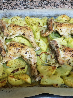 Una foto de Asado de pollo