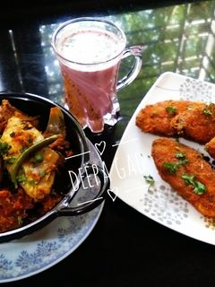 सुरमई कांदा, सुरमई फ्राय आणि सोलकढी (surmai kanda and solkadhi recipe in marathi) रेसिपी चे मुख्य फोटो