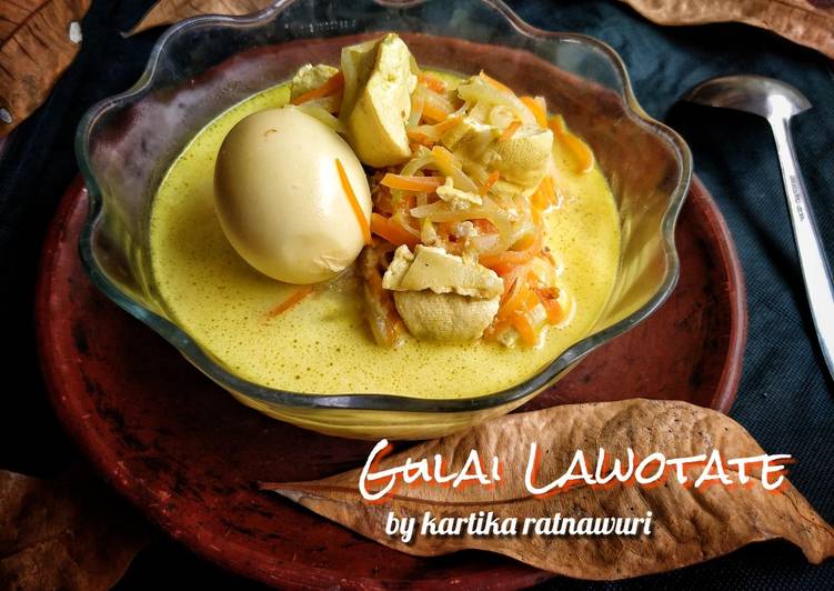 38. Gulai Lawotate (Labu siam, Wortel, Tahu, Telur)