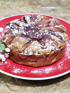 Una foto de Clafoutis de peras al vino Adriana