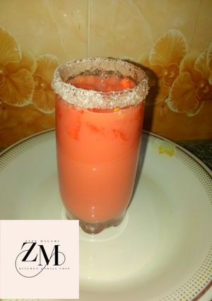 Watermelon drink (lemon kankana) ainihin hoton girkin