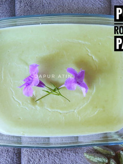 Foto resep Puding Roti Tawar Pandan
