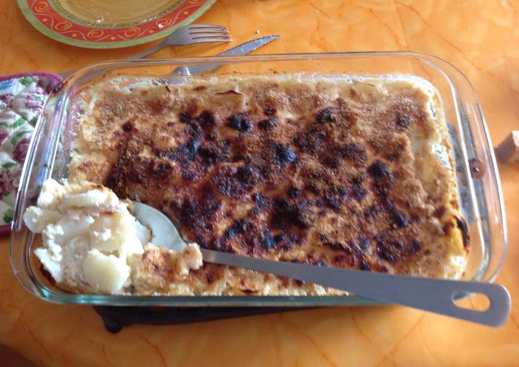 La façon simple de faire des recettes Gratin de topinambours spécial