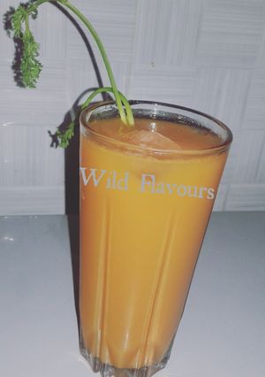 A picture of Carrot, apple & ginger juice.