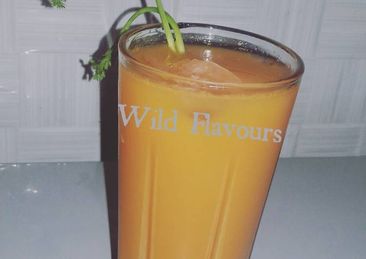 Simple Way to Prepare Ultimate Carrot, apple &amp; ginger juice