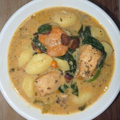 A picture of Crockpot Chicken Gnocchi Soup.