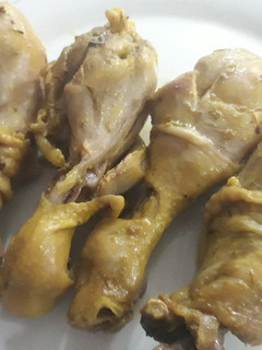A picture of Boiled Chicken thighs.