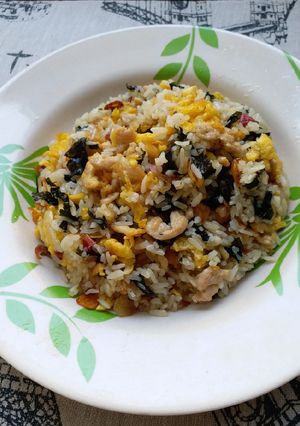 Foto resep Nasi goreng nori 😋
