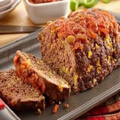 A picture of Tex-Mex Meatloaf.