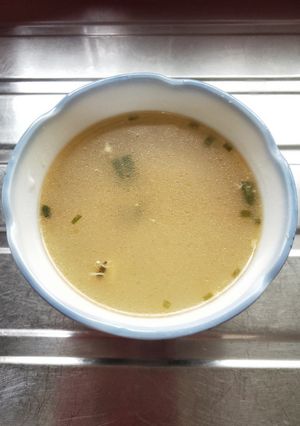 A picture of Egg flower soup.