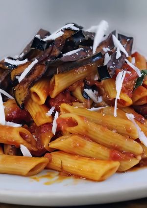 Une photo de Pasta alla Norma
