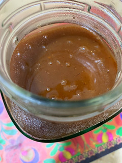 A picture of Tamarind date ginger chutney املی کھجور ادرک چٹنی.