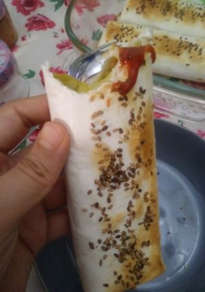 عکسی از دستور بورک مرغ خوشمزه 😍