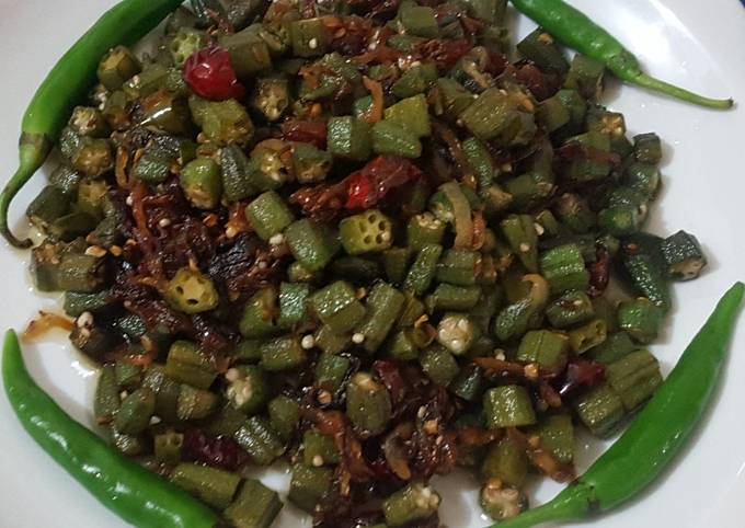 Recipe of Any-night-of-the-week 🌸💮Fry Okra🌸💮