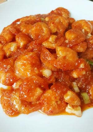 Foto resep Udang Saus Padang