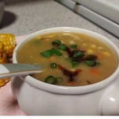 A picture of Sweet corn soup.