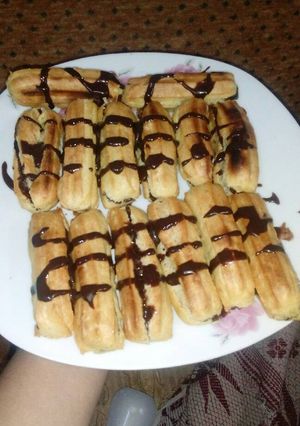 صورة لوصفة الاكلير بالشكولاته