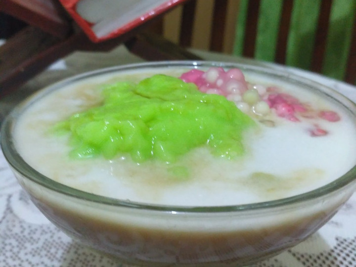 Cara Membuat Bubur sumsum pandan mutiara Rumahan