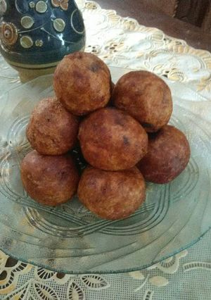 Foto resep Bola bola ubi ungu