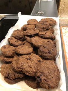 Una foto de Galletas de chocolate y cacahuete