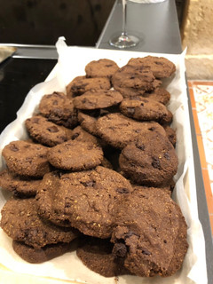 Una foto de Galletas de chocolate y cacahuete