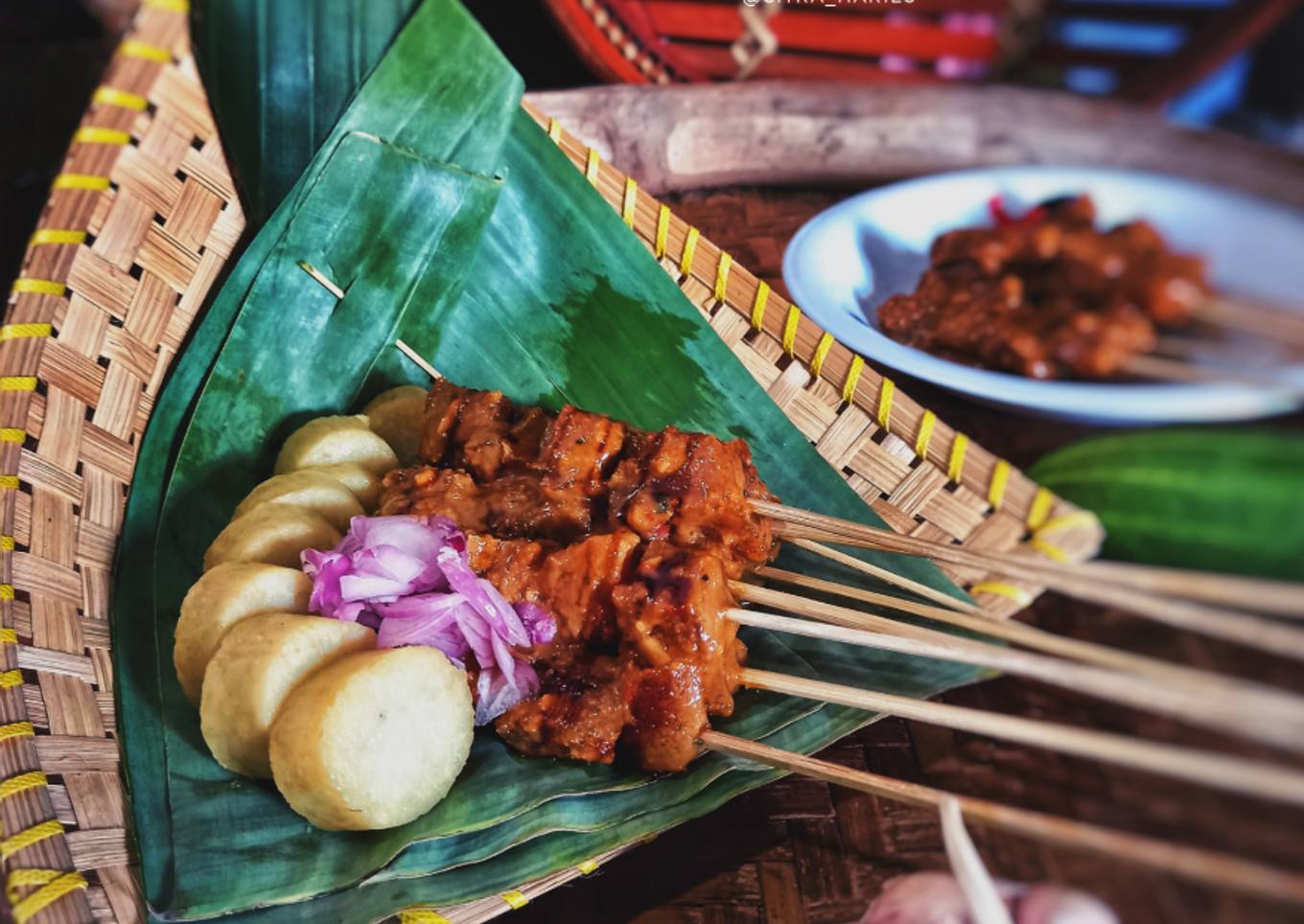 Sate Pencok Khas Lombok