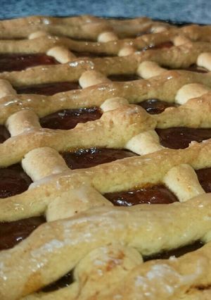 Una foto de Pastafrola de membrillo