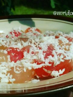 Foto resep Cenil #merah putih