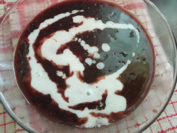 Cara Gampang Membikin Resep Bubur ketan hitam magic com yang  Bikin Ketagihan Anti Ribet, Uenak Banget