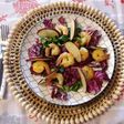 Insalata gamberi mela radicchio rosso