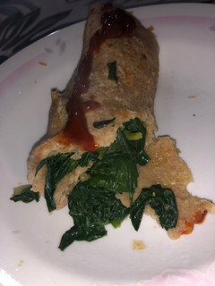 Una foto de Roll de espinaca para almuerzo rápido o cena liviana