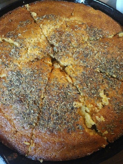 A picture of Herbed jalapeño cornbread.
