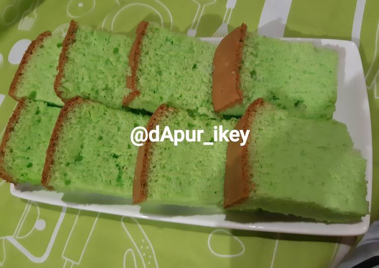 Ogura cake pandan