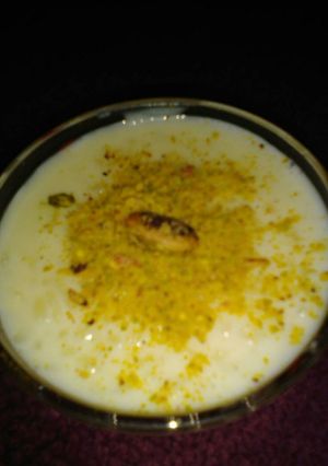 صورة لوصفة حلى الرز بالحليب