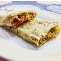 A picture of Paneer crepes.