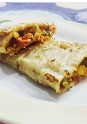 A picture of Paneer crepes.