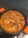 Rape al all cremat 😋😋😋con langostinos flameados