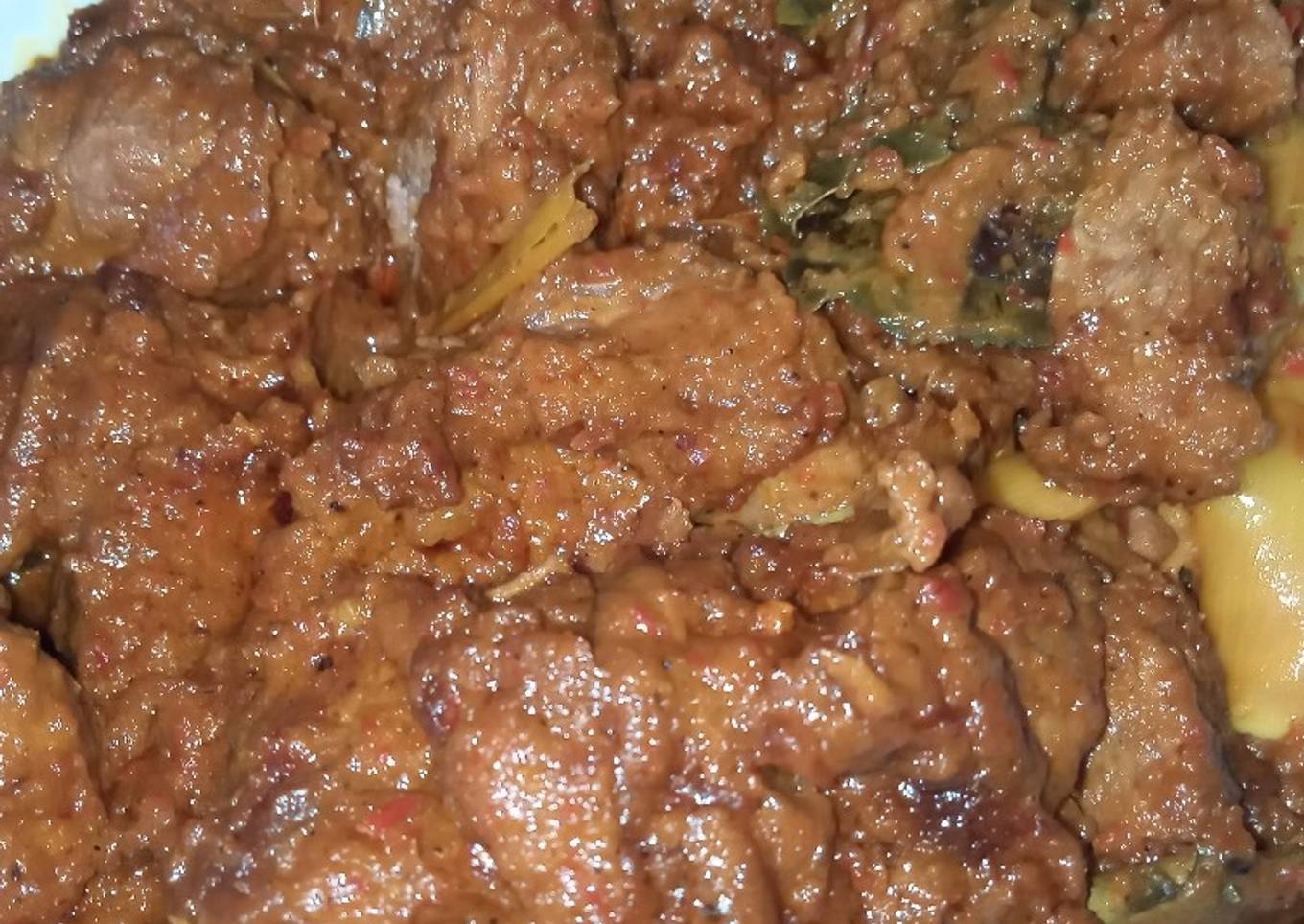Rendang daging