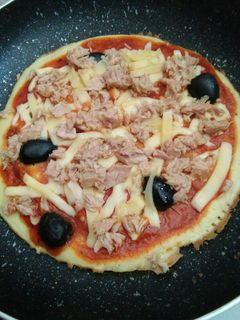 صورة لوصفة البيتزا السائلة 😍😍😍