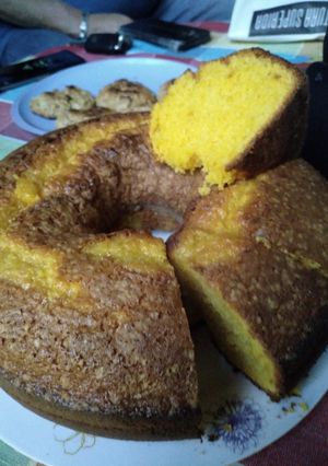 Una foto de Torta de mandarina y zanahoria
